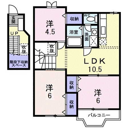 エクセレントIIの物件間取画像